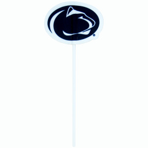 flag pop Penn State Athletic Logo on a stick